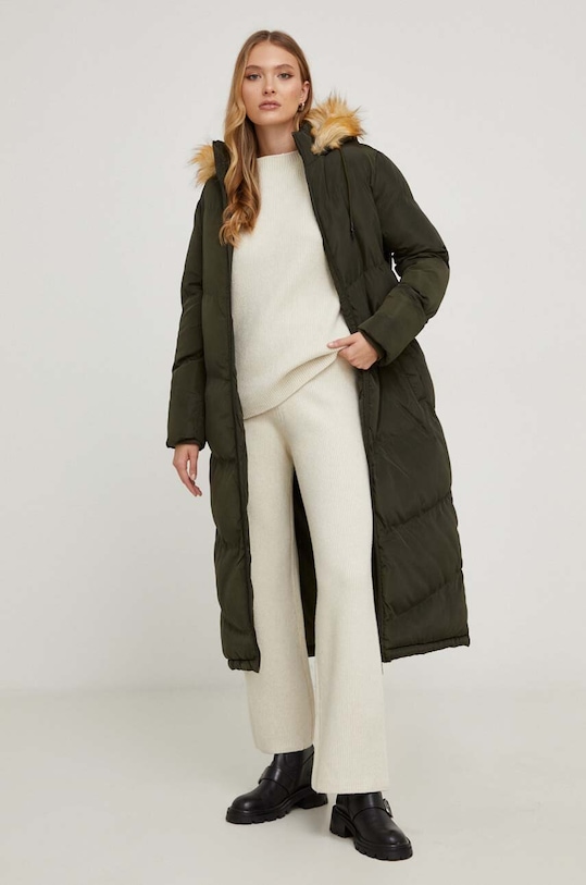 Answear Lab kurtka LJK.MARCELLAKHA.gdb zielony WZ23