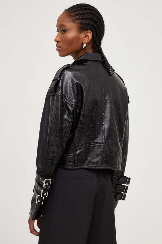 Îmbrăcăminte Answear Lab geaca ramones X limited collection NO SHAME y22033.ih negru