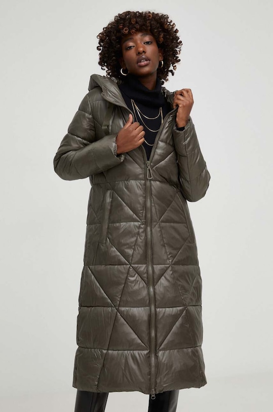 Bunda Answear.LAB zateplené zelená 2101.HWK