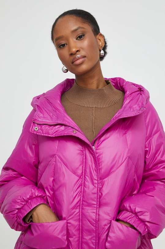 Answear Lab geaca de puf roz 4004.IWK