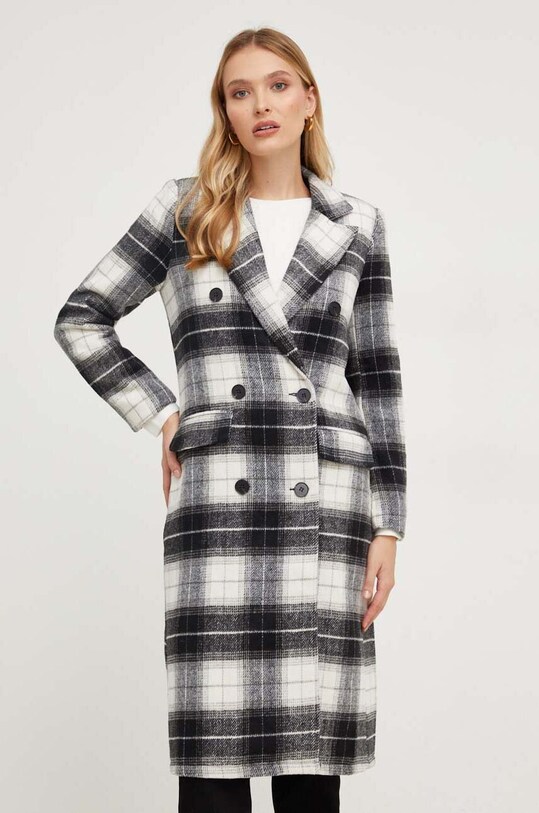 Kabát Answear Lab dvojradové čierna 23929.fh