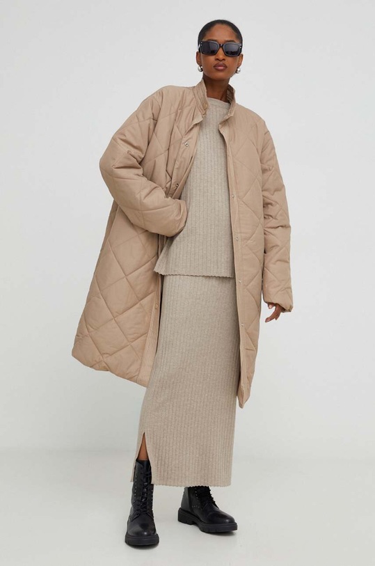 Answear.LAB kurtka bez kaptura beżowy 13016.fh