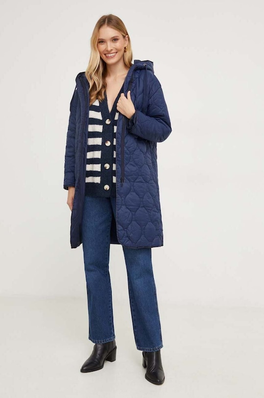 Answear.LAB kurtka pozostałe granatowy 301.HWK