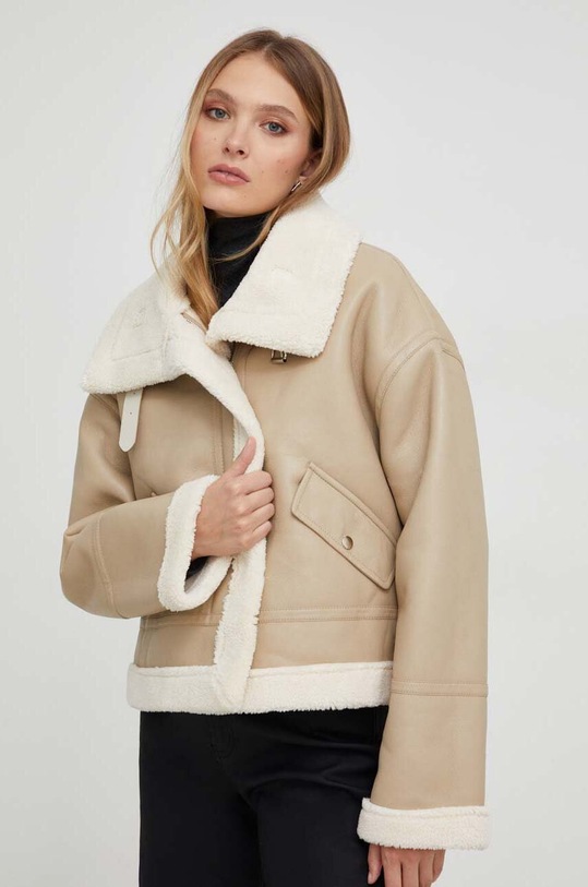 Bunda Answear Lab GRB23220.hjs béžová WZ23