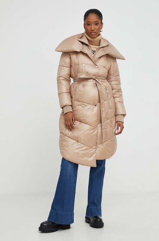 Bunda Answear Lab zateplené béžová tr80180.iw