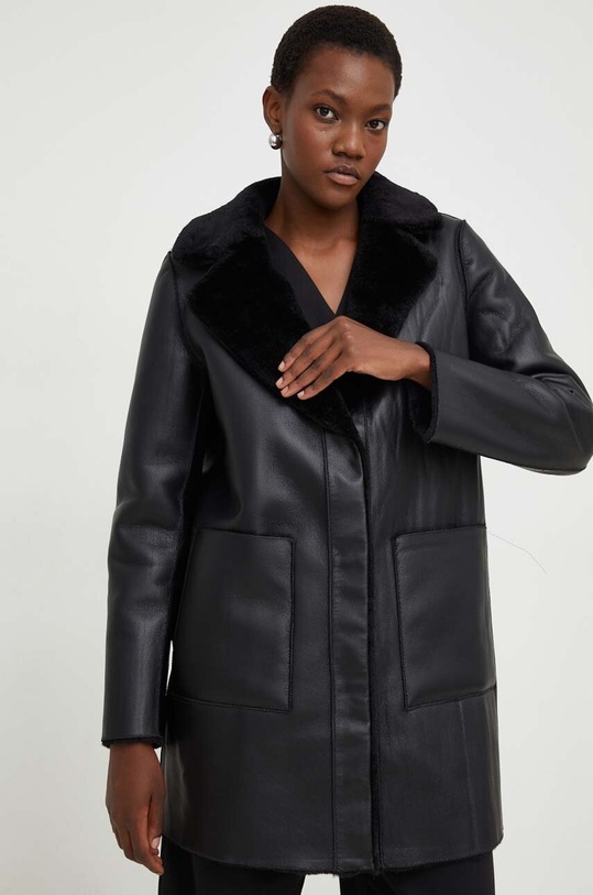 Answear Lab kurtka bez kaptura czarny K6871.HWK