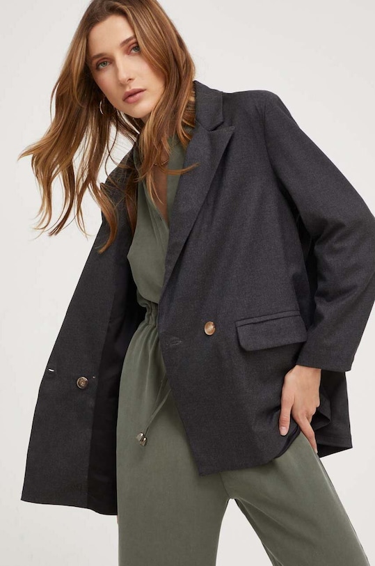 Answear Lab sacou uni gri 22078.HWK