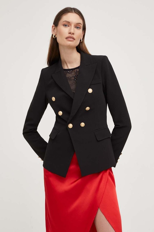 Answear Lab marynarka tkanina czarny v1721b.FWK