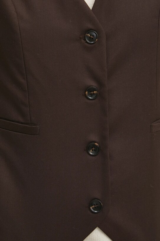 Answear.LAB kamizelka MR20836.HKK brązowy