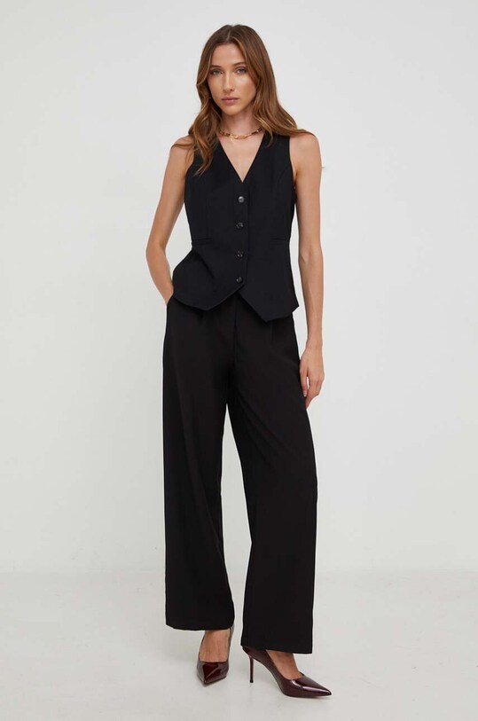 Answear.LAB kamizelka X kolekcja limitowana NO SHAME MR20836.HKK czarny WW25