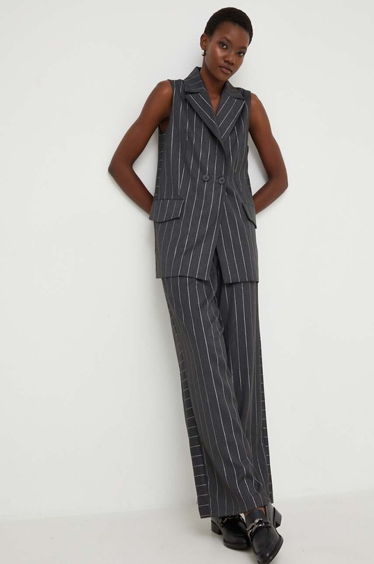 Γιλέκο Answear.LAB X limited collection NO SHAME LD0068.HWK γκρί WZ23