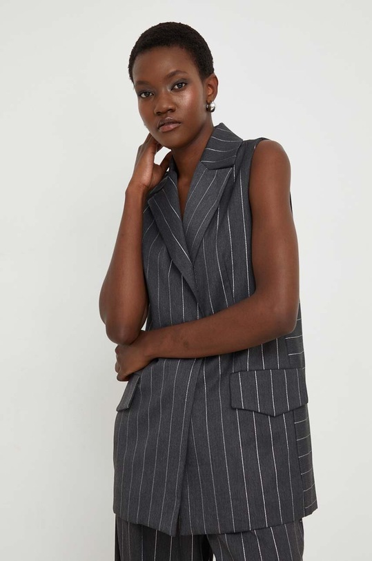 Γιλέκο Answear.LAB X limited collection NO SHAME γκρί LD0068.HWK