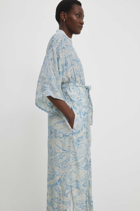 Answear Lab kimono tkanina niebieski no.3.HWK