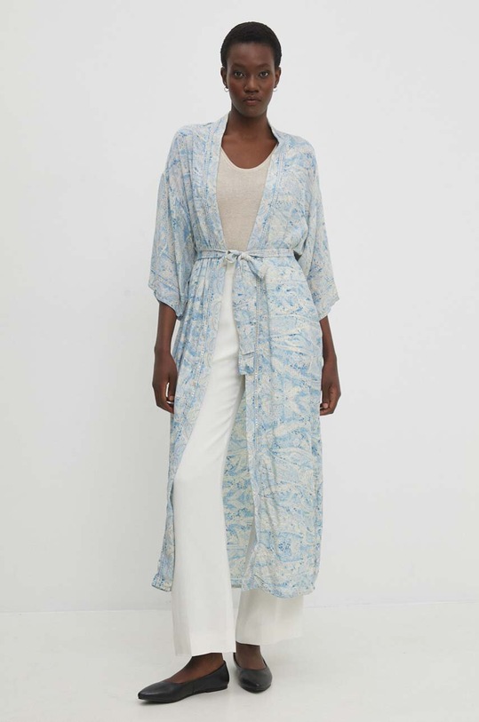 Answear Lab kimono no.3.HWK niebieski WZ23