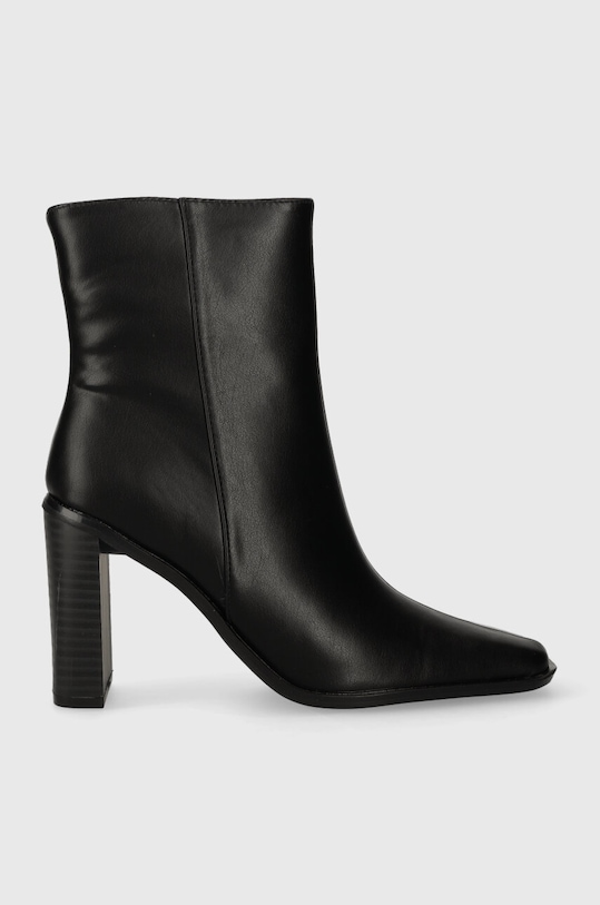 Answear Lab botki X kolekcja limitowana NO SHAME imitacja skóry licowej czarny 13525.HKK