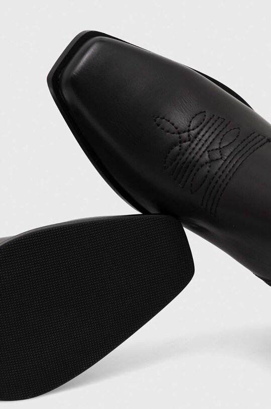 Vysoké čižmy Answear Lab X limitovaná kolekcia NO SHAME čierna 15243.HKK