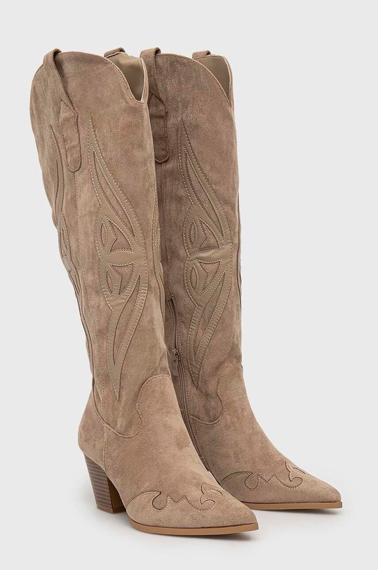 Καουμπόικες μπότες Answear.LAB 8687a.IJS μπεζ WZ23