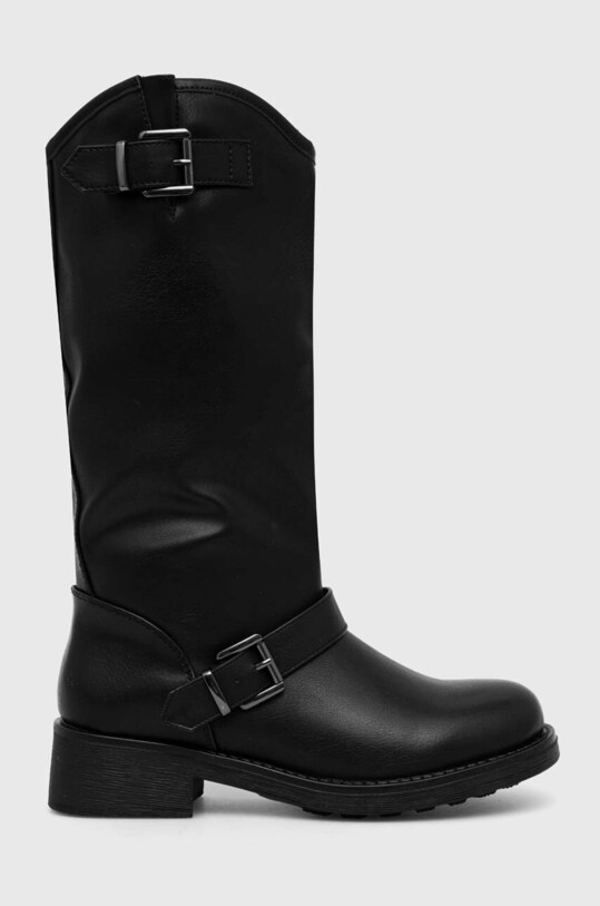 Answear Lab cizme usor izolat negru 3937.FKK