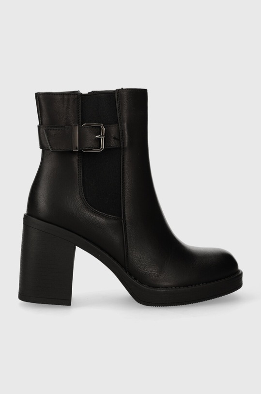 Μπότες τσέλσι Answear.LAB απομίμηση λείου δέρματος μαύρο 7934.hh