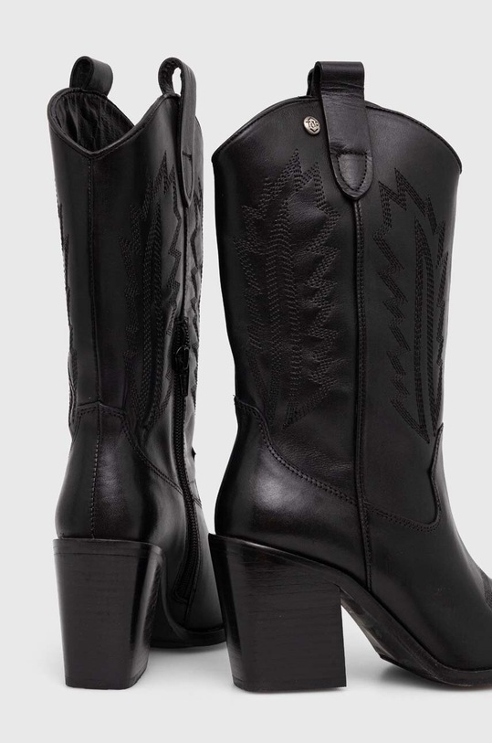 Obuwie Answear Lab kowbojki skórzane 23957.HWK czarny