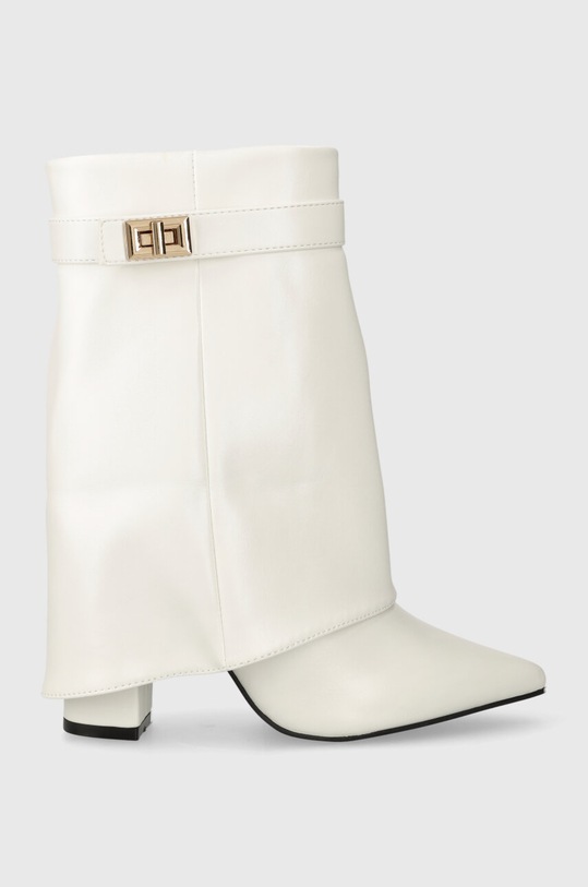 Answear Lab botki imitacja skóry licowej beżowy 01.IKK