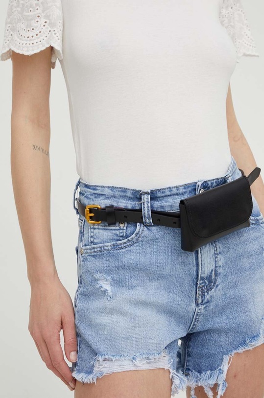 Answear Lab pasek skórzany czarny blt20.DB