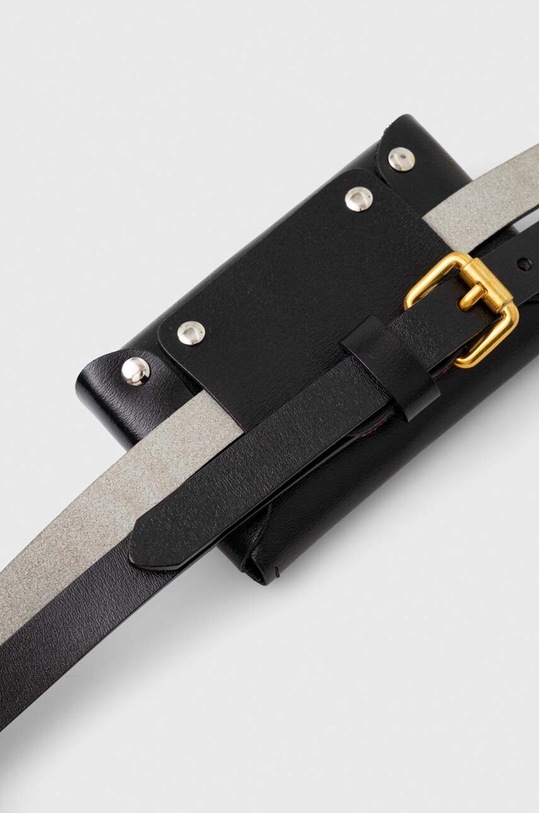 Answear Lab pasek skórzany czarny blt20.DB