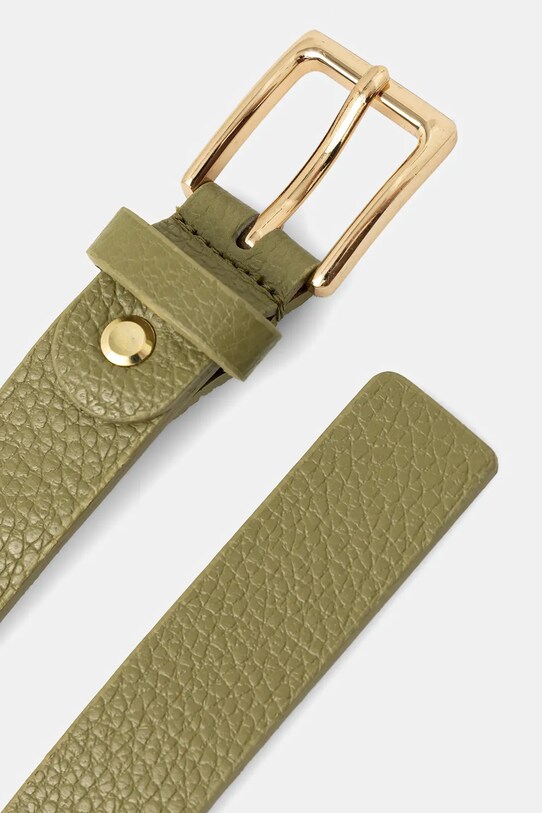Answear Lab curea de piele C.104.HWK verde WW25