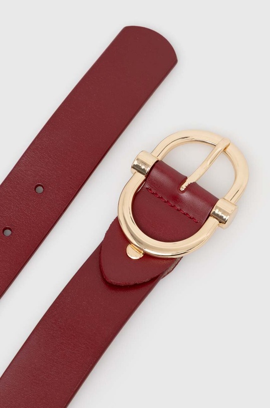 Answear Lab curea de piele LD2007.hd rosu WW25