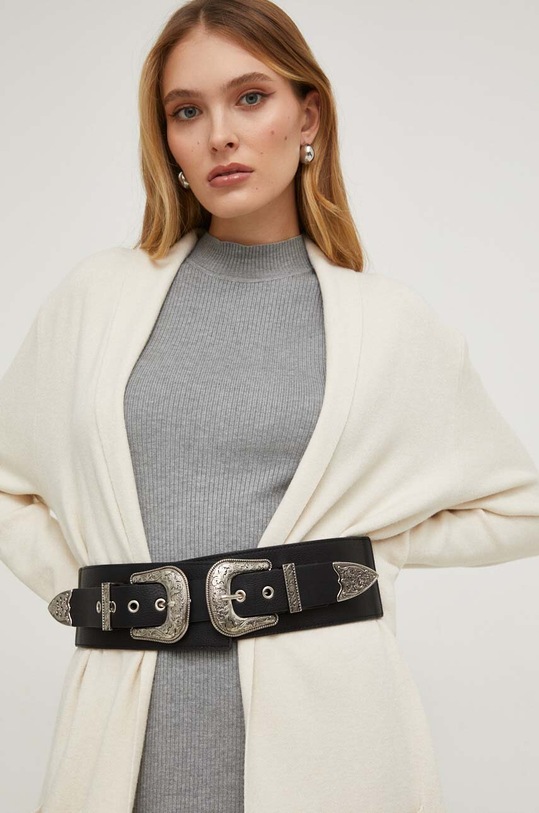 Opasok Answear Lab textilný čierna 71717.IWK