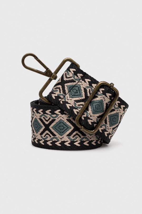 Remen za torbicu Answear.LAB remen za torbu zelena romb.hjs