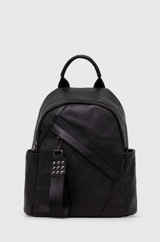 Answear.LAB bőr hátizsák nappa bőr fekete bag3.cdb