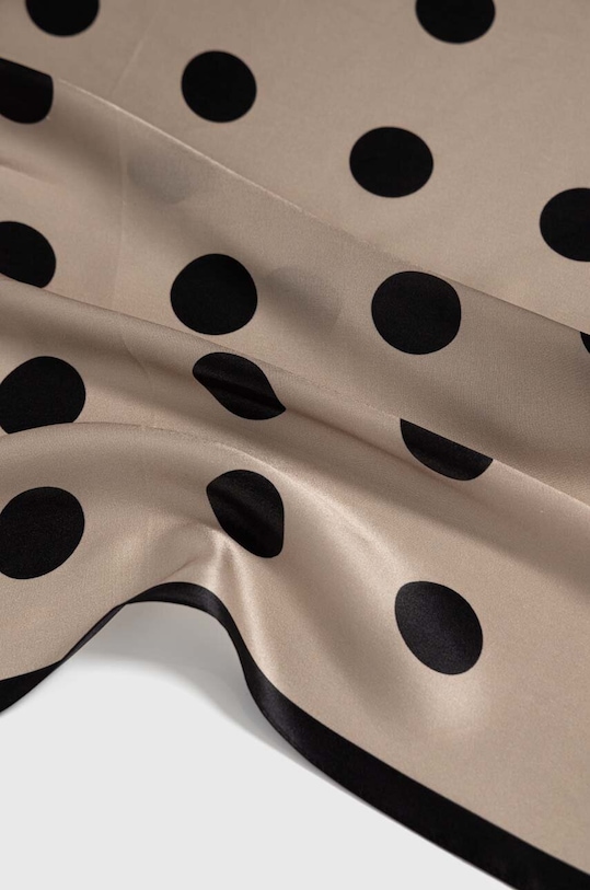 Answear.LAB selyem kendő scrf7.cdb bézs WZ23