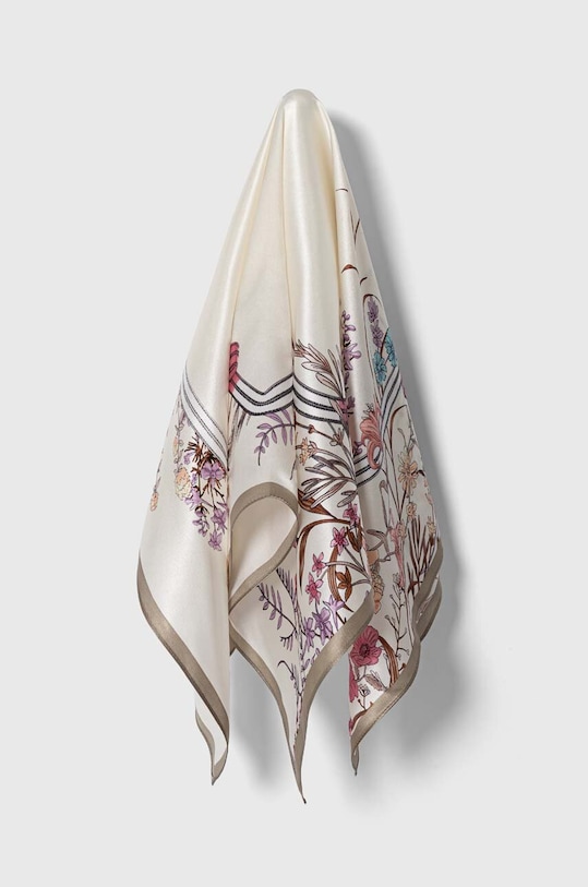 Answear.LAB selyem kendő selyem bézs scrf9.cdb