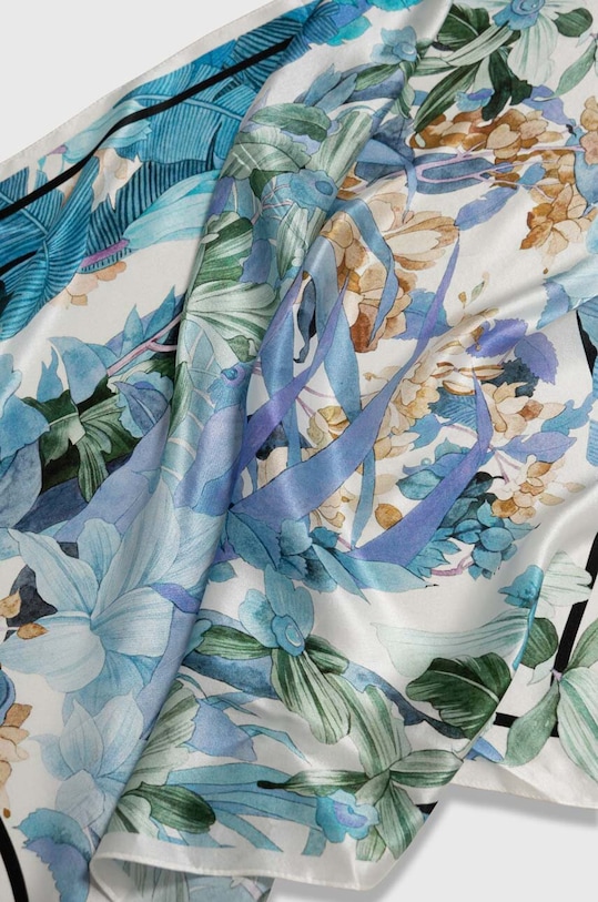 Шовкова хустка на шию Answear.LAB scrf10.cdb блакитний WZ23