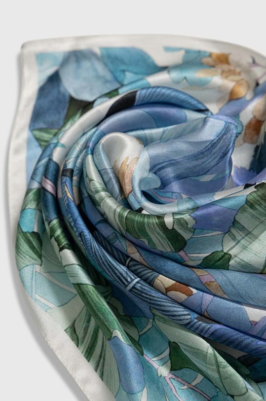 Аксесуари Шовкова хустка на шию Answear.LAB scrf10.cdb блакитний