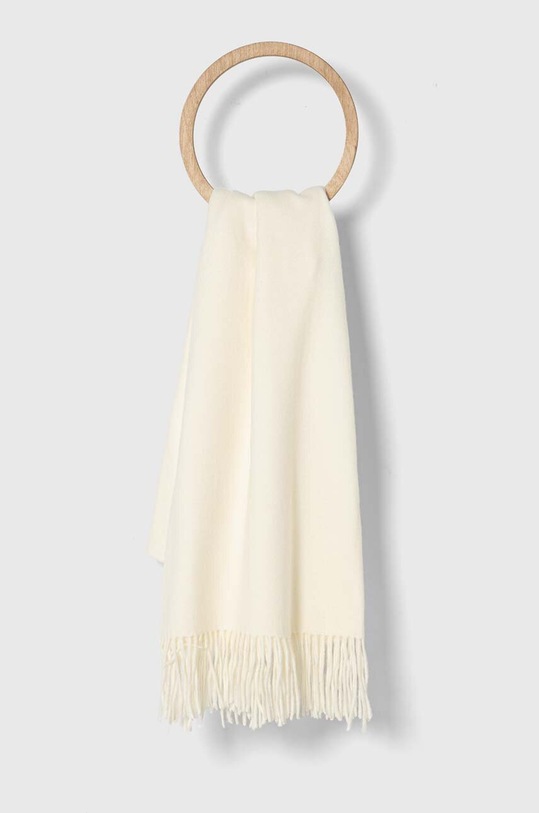 Answear Lab eșarfă din cașmir uni bej pashmina.FKK