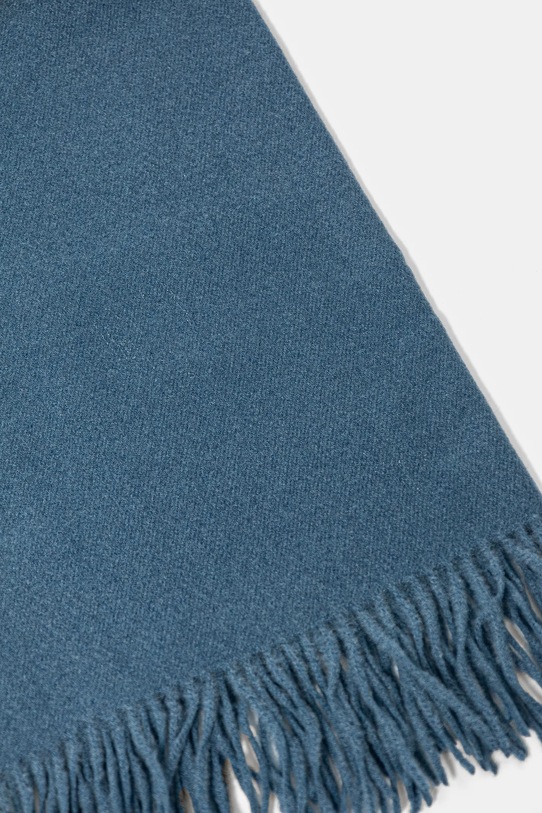 Answear.LAB szalik z kaszmirem pashmina.FKK niebieski WZ24