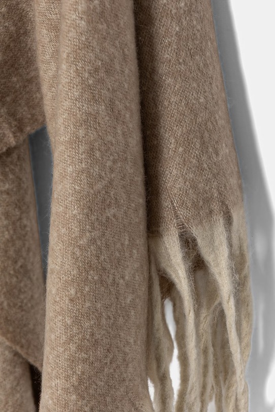 Answear.LAB szalik z wełną s152.iw beżowy WW24