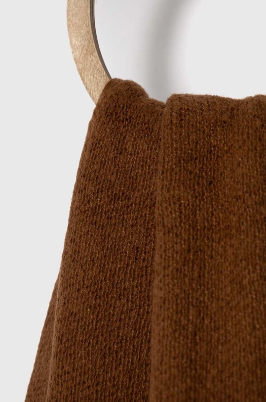 Μάλλινο κασκόλ Answear.LAB JW043.HWK καφέ WZ23