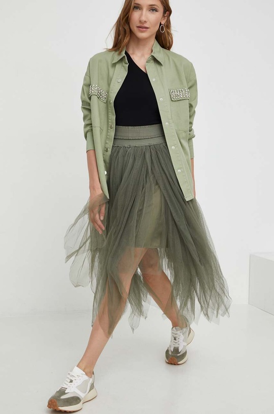 Answear.LAB szoknya YT22100.HWK zöld WZ23