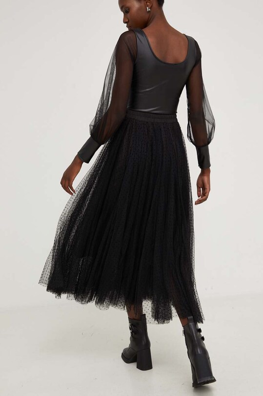 Answear Lab fustă x limited collection NO SHAME negru ck08077.3.fkk