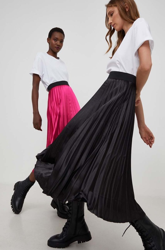 Answear Lab fustă x limited collection NO SHAME uni negru SNG1b.tjs.