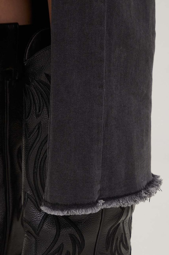 Answear Lab fustă din denim X limited collection NO SHAME TR207.HKK negru