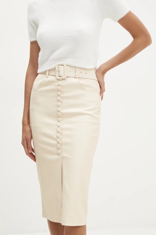 Suknja Answear.LAB bež MC6206.HH