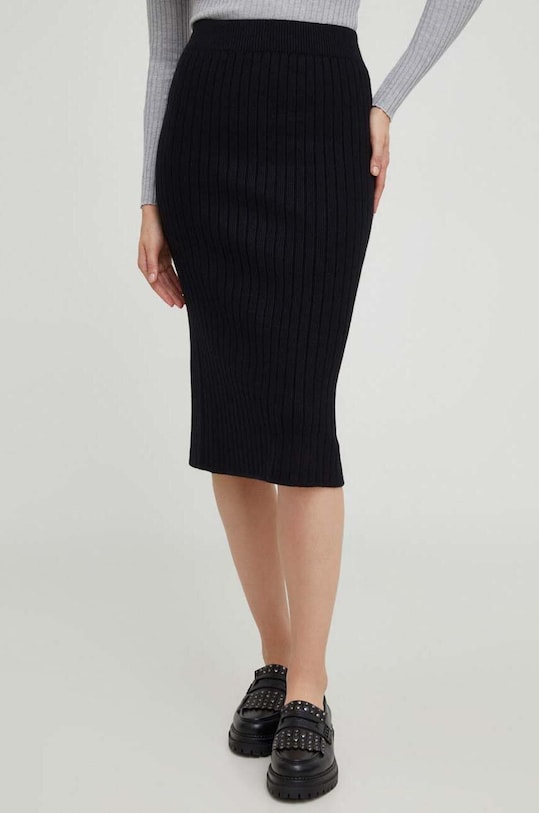 Юбка Answear.LAB casual чёрный FT56185.hh