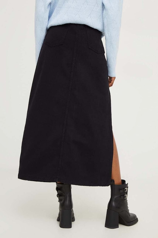 Odzież Answear Lab spódnica jeansowa 6187.TWK czarny
