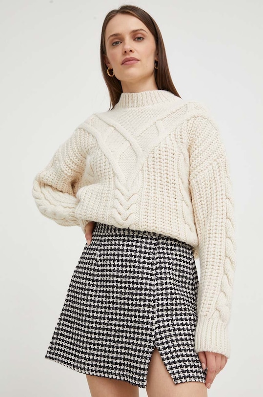 Answear Lab spódnica casual czarny 23y41418.TWK