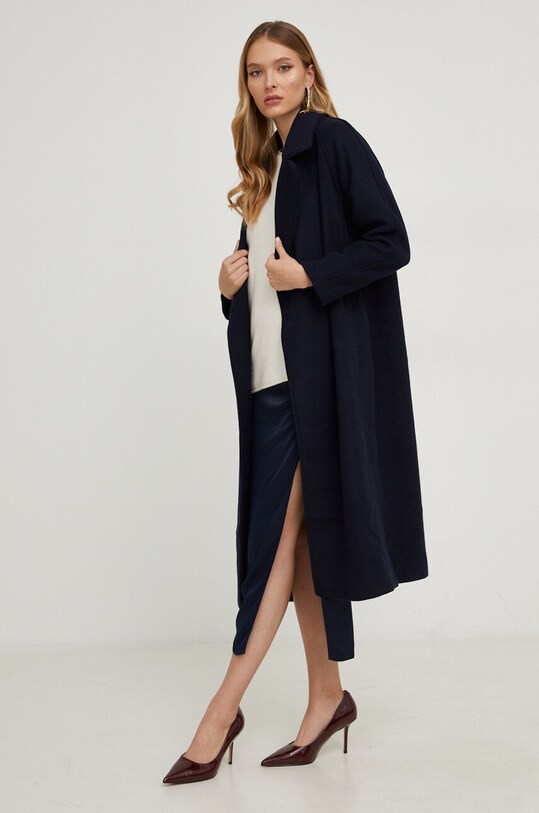 Answear Lab fusta 18948.TWK bleumarin WZ23