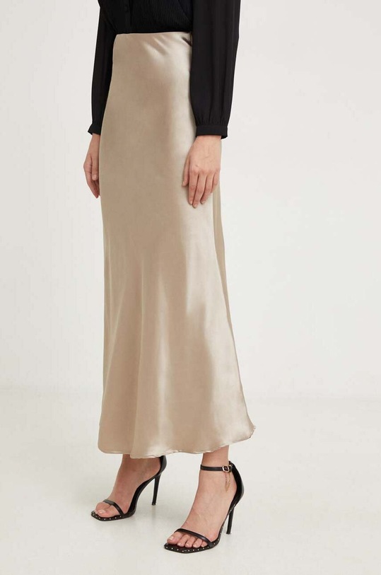 Спідниця Answear Lab casual бежевий sngs.2.tjs